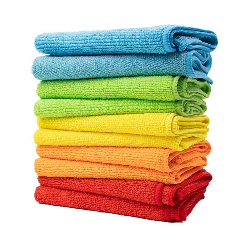 Amazon microfibra limpia toallas personalizadas tamaño LOGO toallas de limpieza toallas de cocina especial para lavar platos