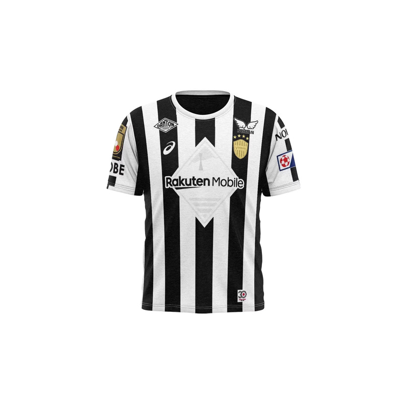 Cross-Border New Digital Print Sports Round-Neck Short-Sleeve Breathable Football Training T-Shirt Japan J-League Fan Top