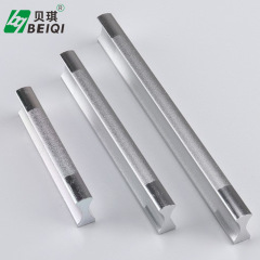 Factory wholesale direct supply one-piece aluminum alloy drawer handle furniture hardware handle in gold color