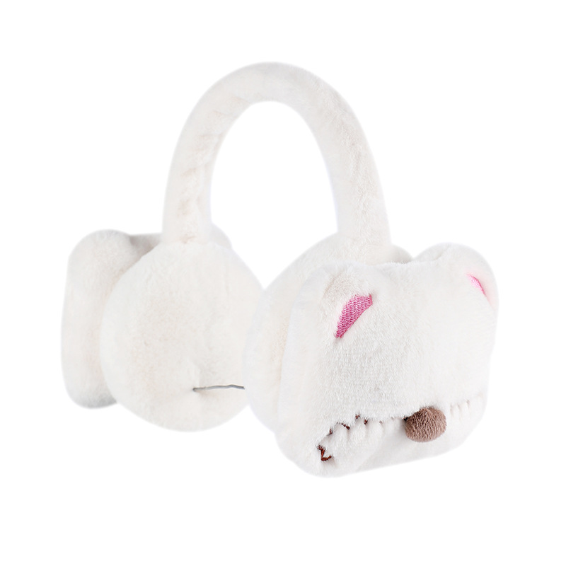 Invierno lindos y cálidos auriculares femeninas a prueba de viento a prueba de frío auriculares otoño y invierno al aire libre ciclismo estudiantes protectores de oídos anticongelante auriculares al por mayor
