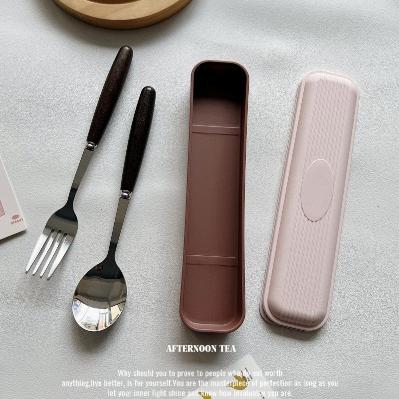 (커피박스)-검은나무 숟가락과 포크