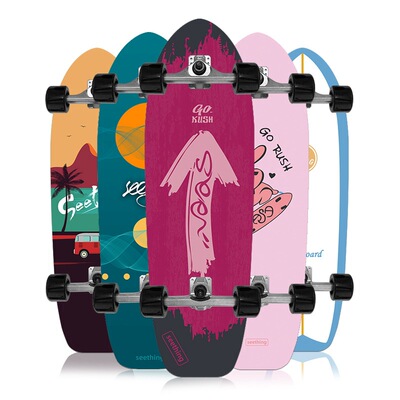 32 Land Surf board Skate CX4PU to turn to Brush Street beginner skiing Practice