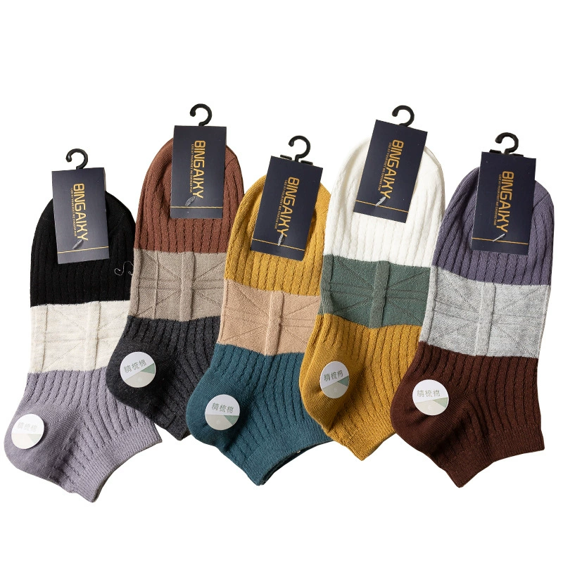 Summer thin colored low invisible socks, wholesale