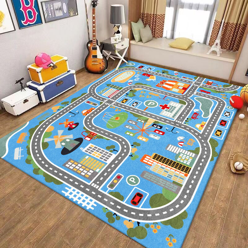 Cross-Border Children's Carpet Parking Lot English Mat Game Traffic Road Floor Mat Early Education Kindergarten Carpet Can Be Shipped on Behalf of Others Cross-Border Children's Carpet Parking Lot English Mat Game Traffic Road Floor Mat Early Education Kindergarten Carpet Can Be Shipped on Behalf of Others