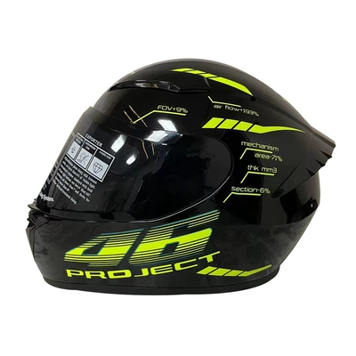 Electric Vehicle Safety Helmet Venom Cool Harley Motorcycle Retro Helmet Summer All Year Round Men's and Women's Electric Vehicle Lightweight and Breathable (Motosiklet kaskı (dəbilqə)) - black-and-green-fashion-comfortable-breathable-shock-resistant-and-fall-proof-m