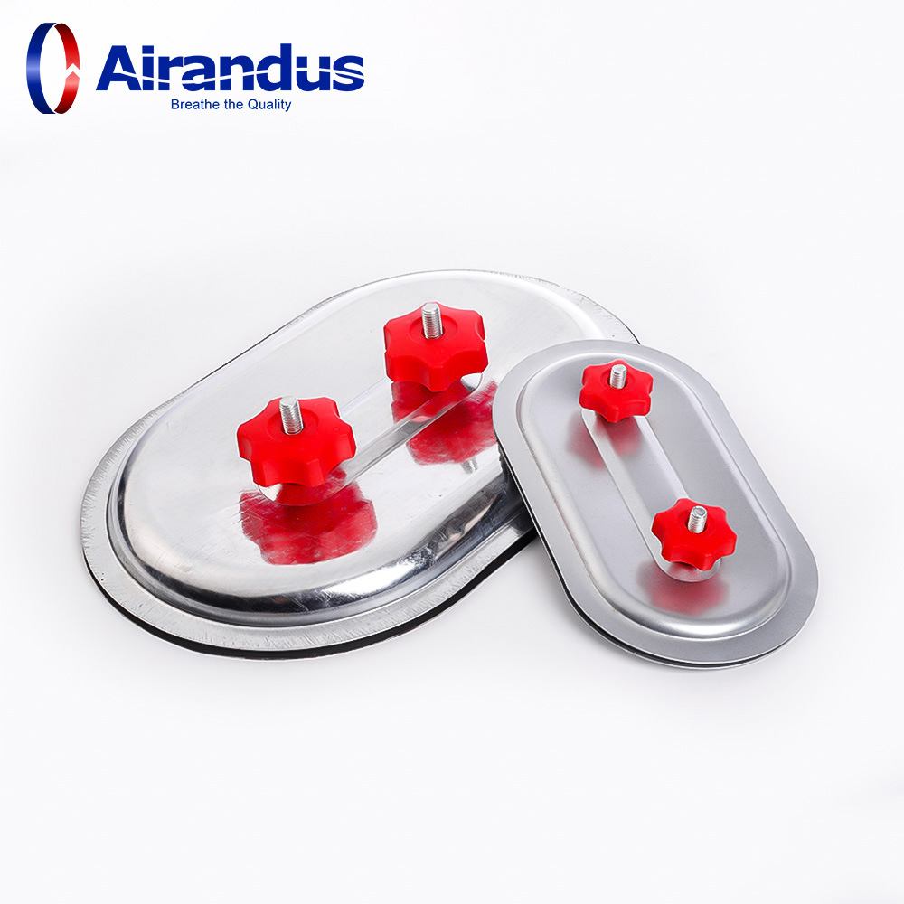 FAD-A镀锌圆弧形检修口可用于管道通风螺旋风管