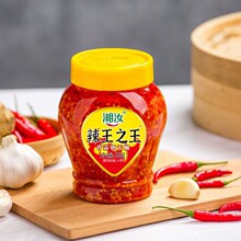 湘汝辣椒酱辣王之王750g*12瓶装整箱正宗湖南香蒜朝天椒特辣超辣