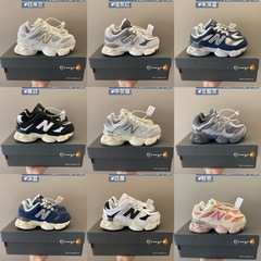 莆田nb9060儿童松紧带一脚蹬运动童鞋男女童复古休闲老爹鞋跑步鞋
