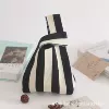 Vertical stripe-rice black