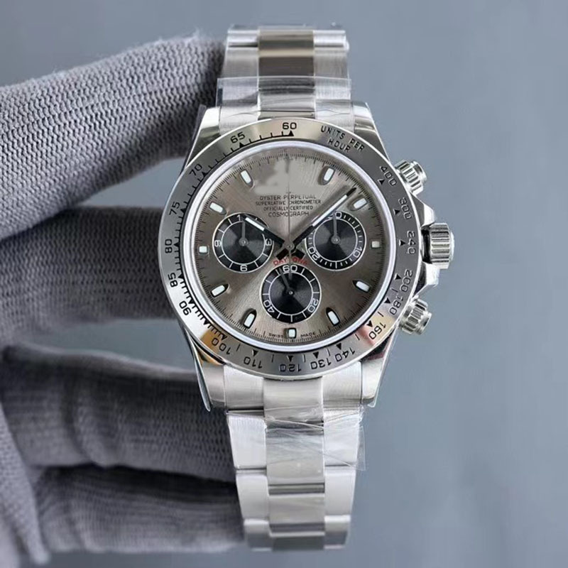 Laojia estilo explosivo C fábrica Ditong serie reloj 4130 máquina de cronometraje multifuncional Panda Di reloj generación transfronteriza