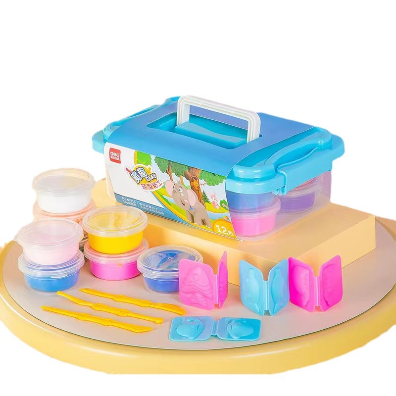 Deli de arcilla de color arcilla ultraligera 67815/67816/67817 arcilla de espacio para niños que hace juego de juguete de arcilla