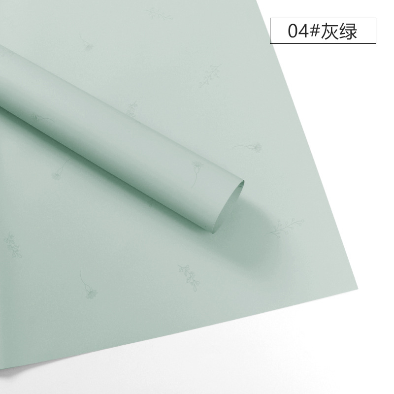 Papel de Regalo para Flores, Impermeable, para Ramos, Papel Mate para Floristería, Venta Caliente Transfronteriza