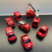 儿童玩具车回力合金车模迷你小车汽车云梯消防警车救护车男孩玩具