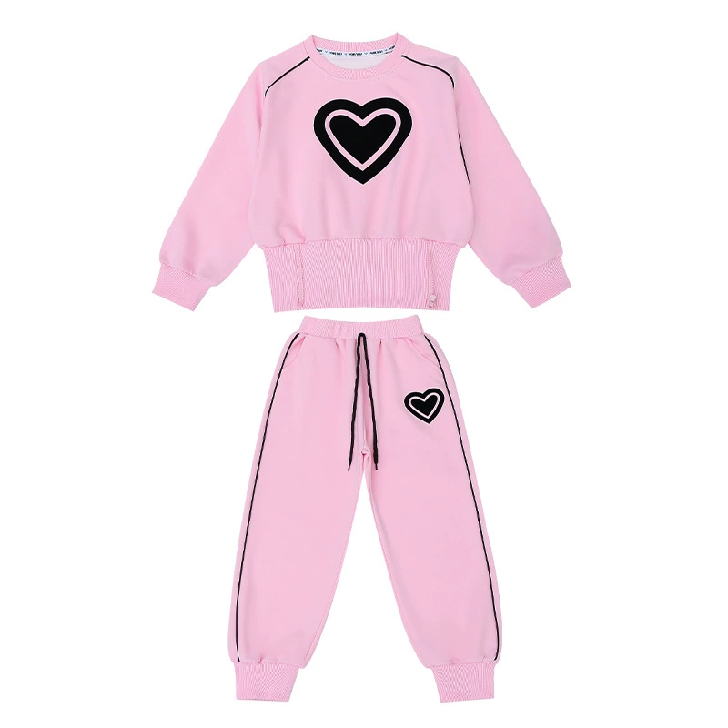 Spring autumn sweatshirt for leisure, set, family style, 2023
