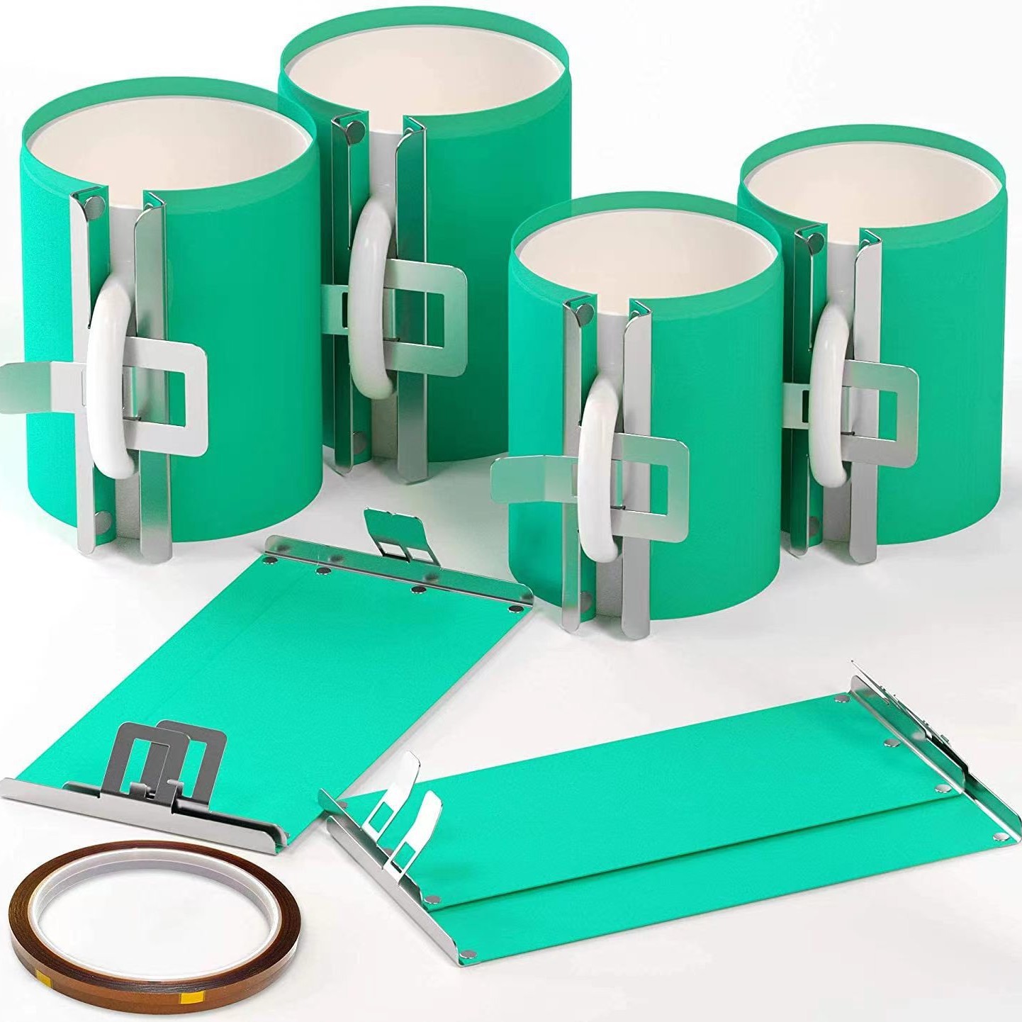 11oz 3D热转印硅胶杯子夹具杯具马克杯夹具烤杯机热升华杯夹30oz