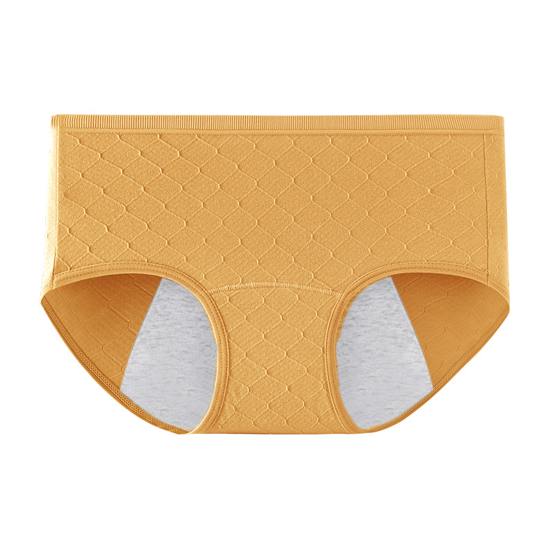 Ropa interior fisiológica de algodón puro para mujer entrepierna alargada 7A algodón antibacteriano período menstrual a prueba de fugas período período período período período tía pantalones de seguridad nuevo
