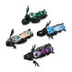 Simulation motorcycle back racing alloy car model clip doll toy ornaments keychain children's toys wholesale