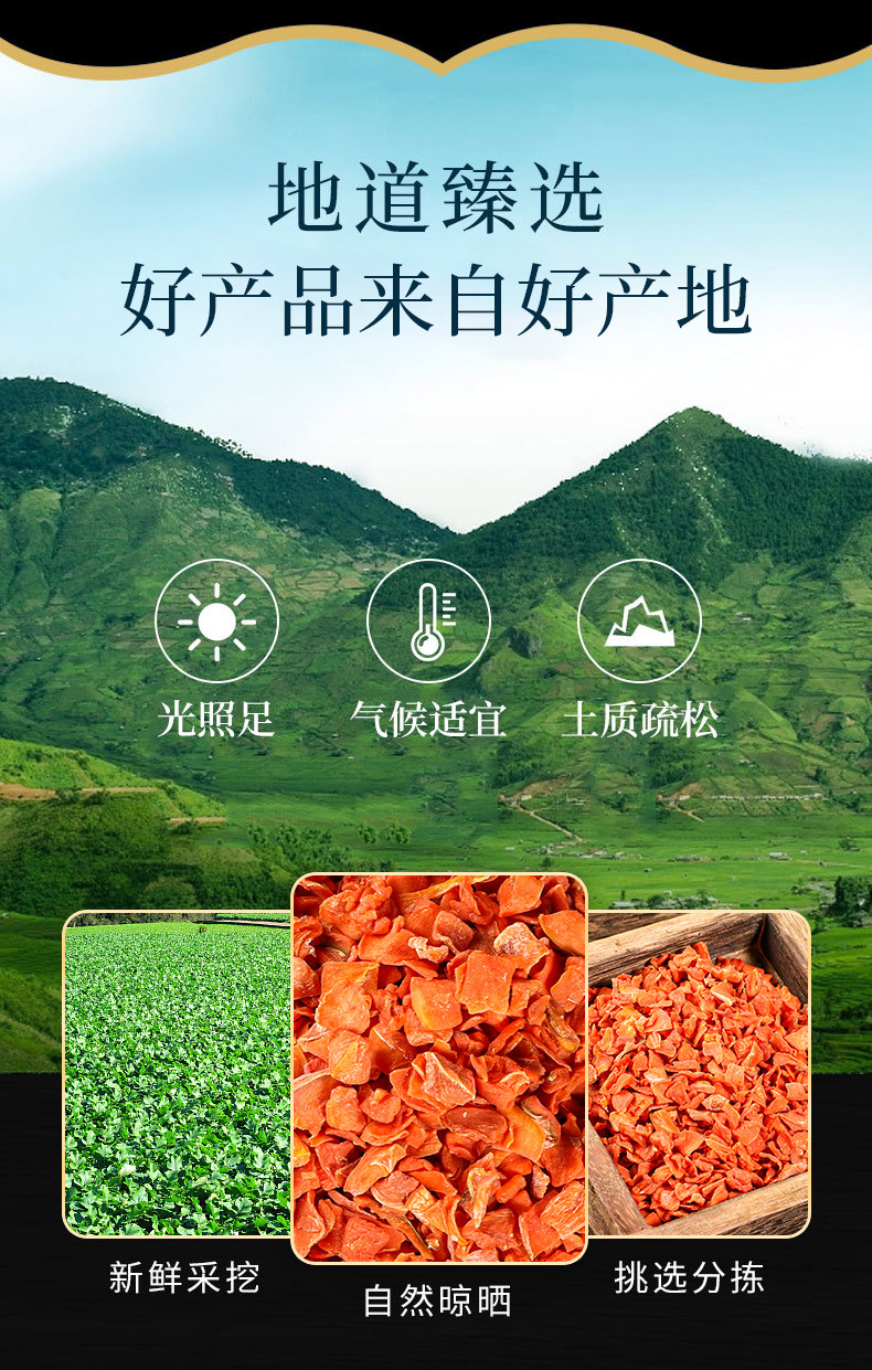Dried Carrot Dices (Daucus carota) — Dehydrated Food-Herb Ingredient for Soups & Teas overview