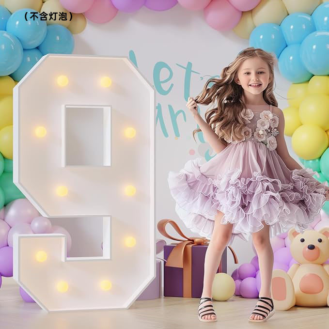Digital Light-Up 3D Kt Valentine's Day Wedding Party Decoration Frame Box Surprise Birthday Setup Kt Board Digital Light-Up 3D Kt Valentine's Day Wedding Party Decoration Frame Box Surprise Birthday Setup Kt Board