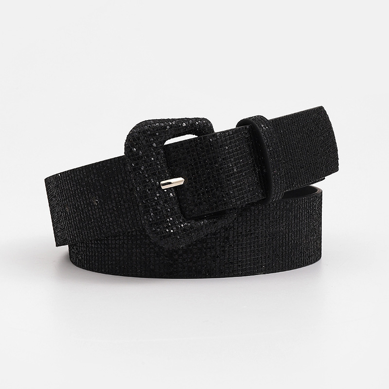 European and American Fashion Dress Belt Decorated Sweater with Shirt Belt Women's Simple and Versatile Pin Buckle PU Thin Belt_voghion.com