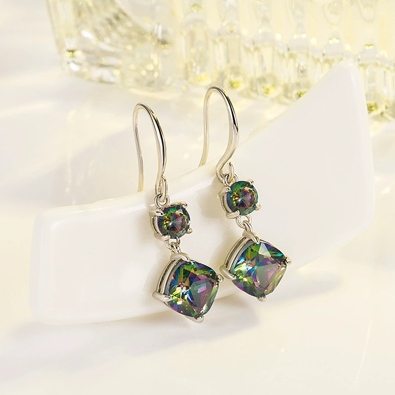 Zirconium, earrings, Amazon, European style, wholesale