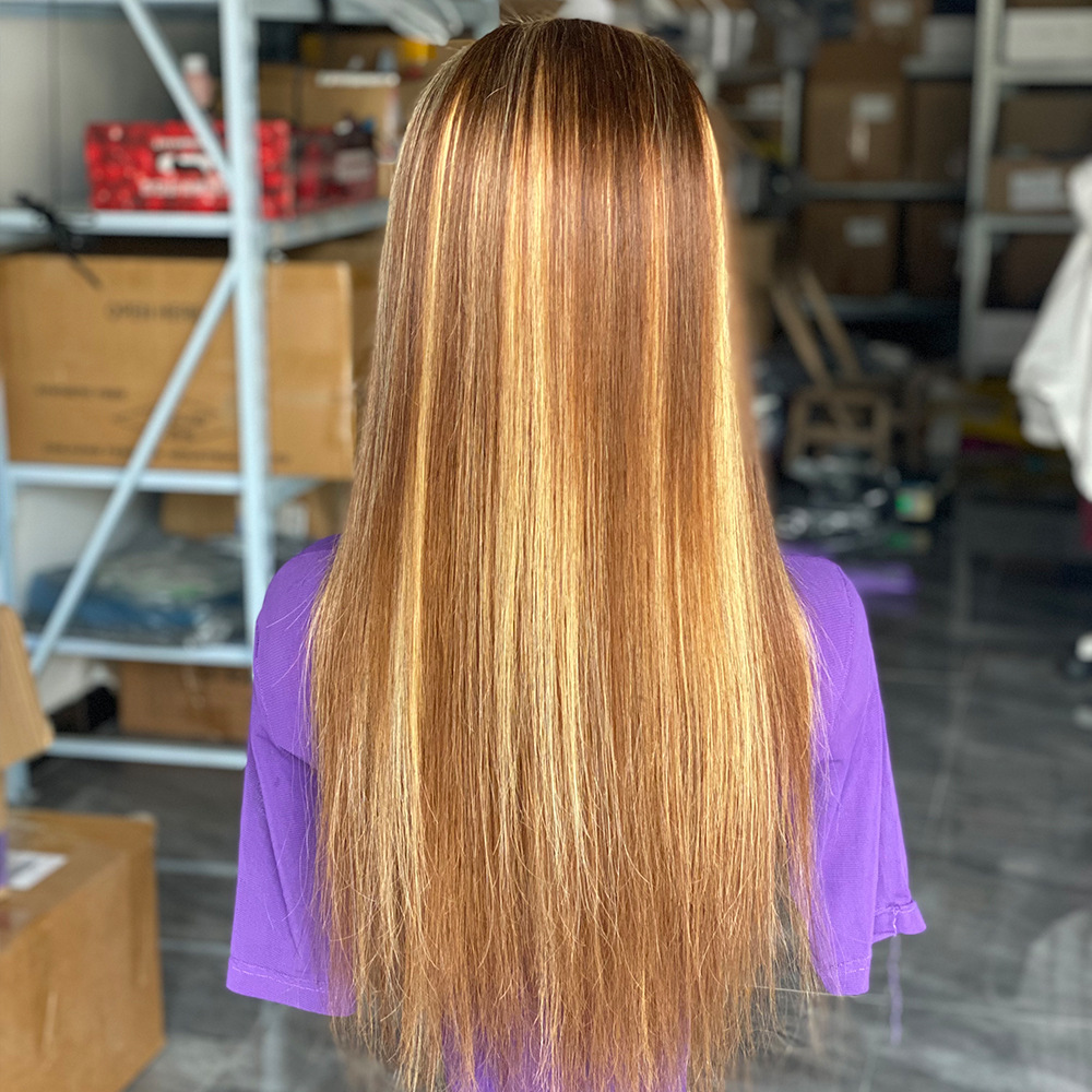 Parrucca lace front capelli veri lisci colore piano_voghion.com