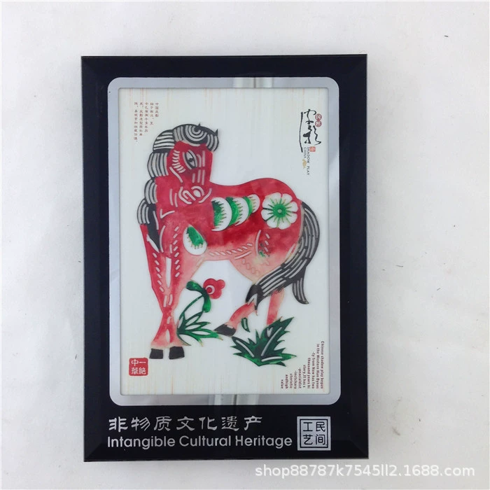 Shadow Shaanxi Shaanxi Shadow Play Display Desktop Swing Китайская характеристика На занятиях школьный подарок для иностранных школьников