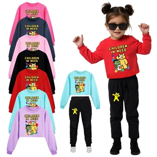 ALEX WARREN DO THE FLOSS pudsey спортивный костюм с укороченным худи для девочек 5940