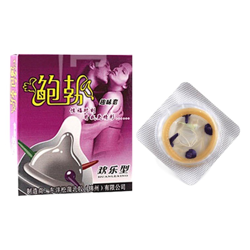 Bob en forma especial sexy G-Point set Condón de estimulación mejorada condón de diente de lobo Bob C conjunto en forma especial