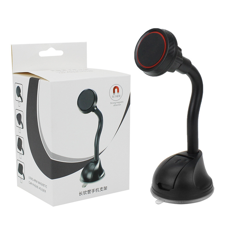 Windshield Air Vent Retractable Long Rod Magnetic Phone Holder Rectangular Magnetic Car Phone Holder