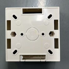 线槽单明装底盒 PVC明接线底盒 加厚开关底盒86型明装底盒