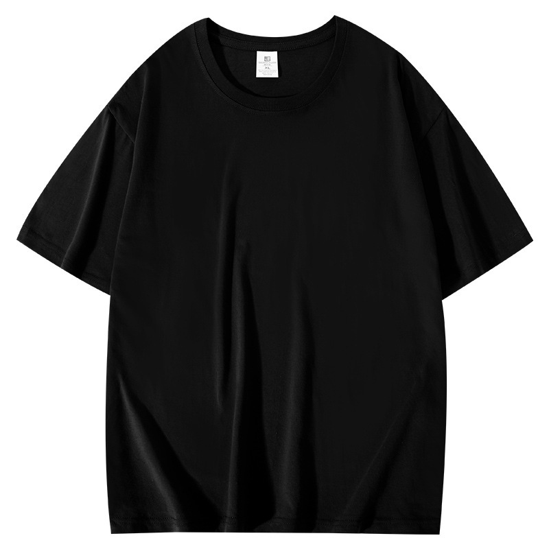 純綿 tシャツカスタムパターンロゴ広告シャツ作業服 210 グラムラウンドネック外国貿易クロスボーダーライトプレートカスタム卸売|undefined