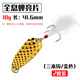 7 Colors Metal Jigging Fishing Lures Deep Diving Spoon Daits Dass Trout Fresh Water Fishing Lure