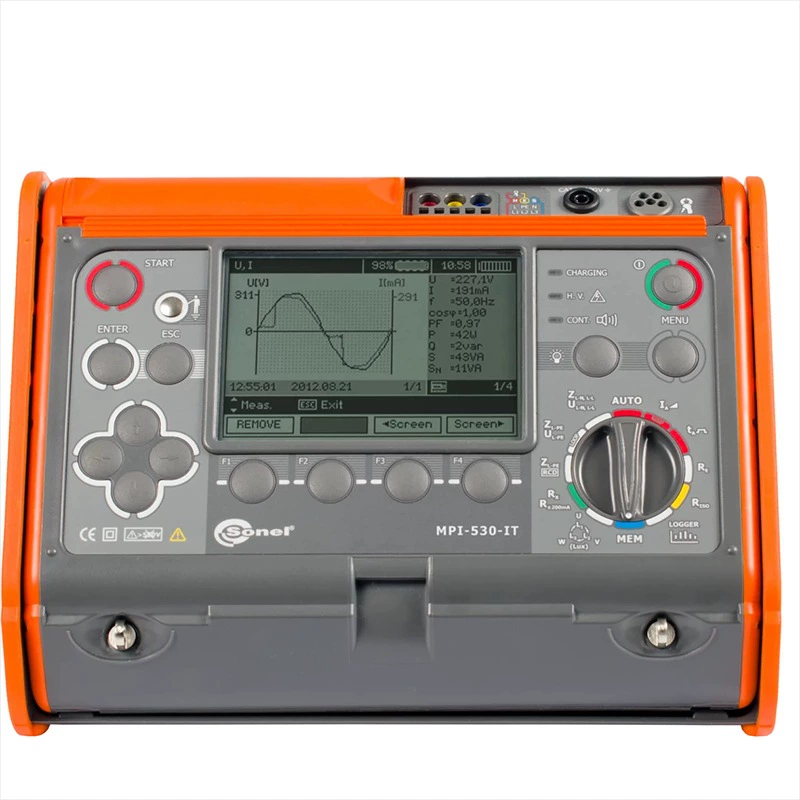 Многофункциональный электрический измеритель Sonel MPI 530 IT для электротехнических работ и измерения защиты от поражения электрическим током
