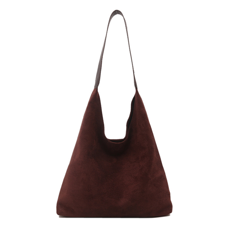 Niche Zhong ternero bolso para mujeres 2024 nueva moda de gran capacidad bolso de hombro de brazo casual versátil bolso de viaje