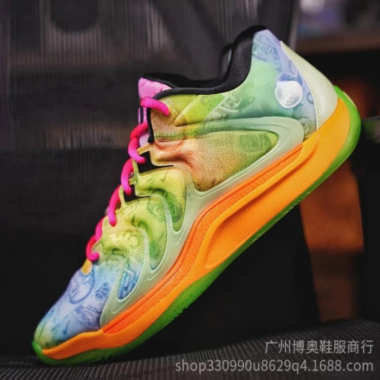 Durant 17 zapatos de baloncesto para hombres KD17 aire acolchado púrpura rosa amortiguación de pecho