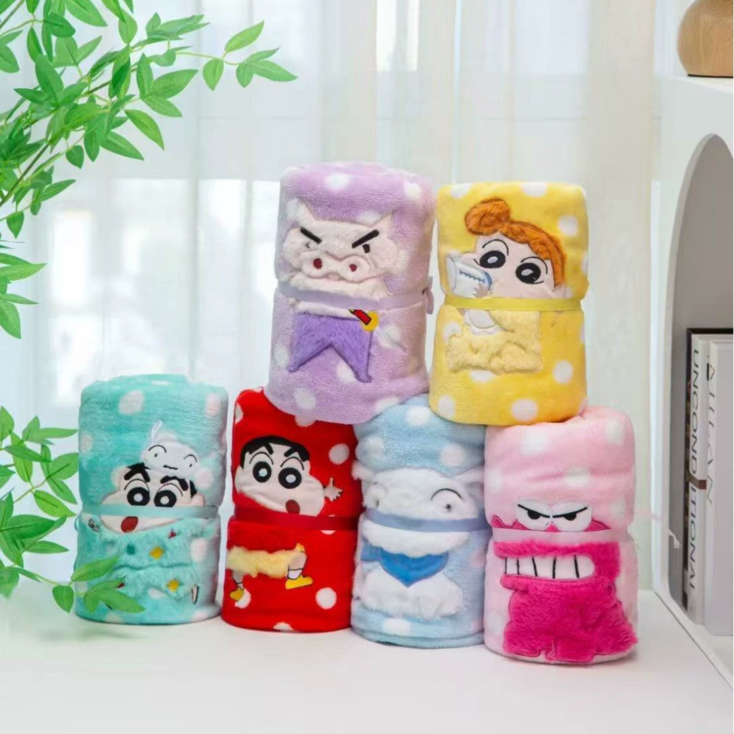 Коралловое бархатное одеяло с рисунком Xiaoxin, утолщенное одеяло, офисное одеяло для сна, одинарное одеяло с кондиционером, фланелевое маленькое одеяло
