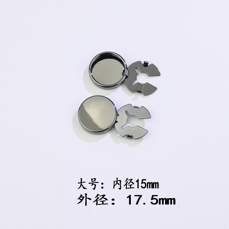 纽扣盖衬衫袖扣铜材料个性DIY配饰翻盖袖扣乌龟扣衣角扣法式袖扣|undefined