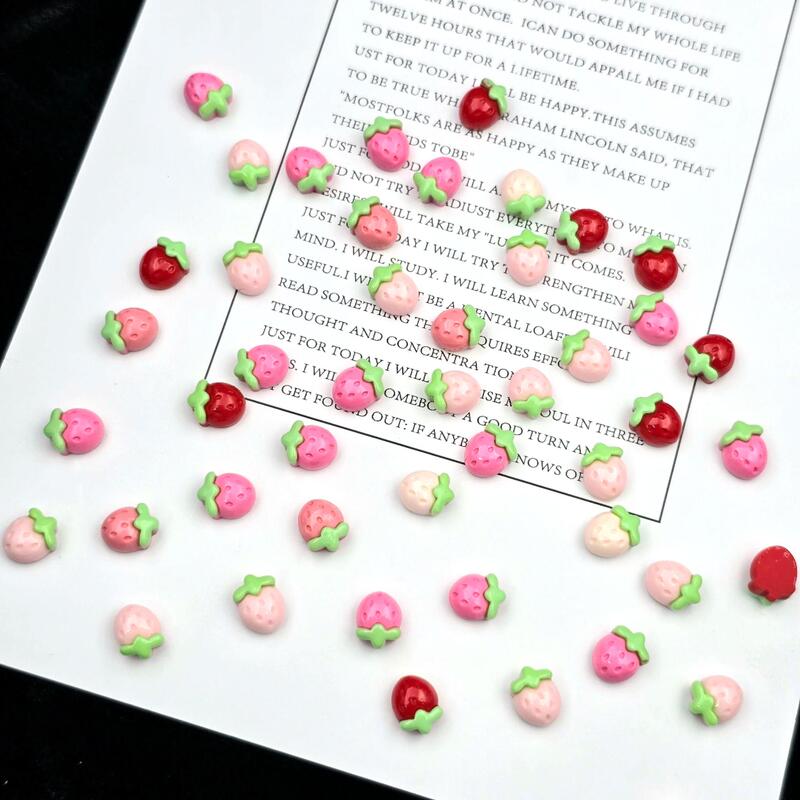 Super mini small strawberry ~ cream glue simulation food play nail art mobile phone shell cartoon resin accessories diy jewelry materials Super mini small strawberry ~ cream glue simulation food play nail art mobile phone shell cartoon resin accessories diy jewelry materials