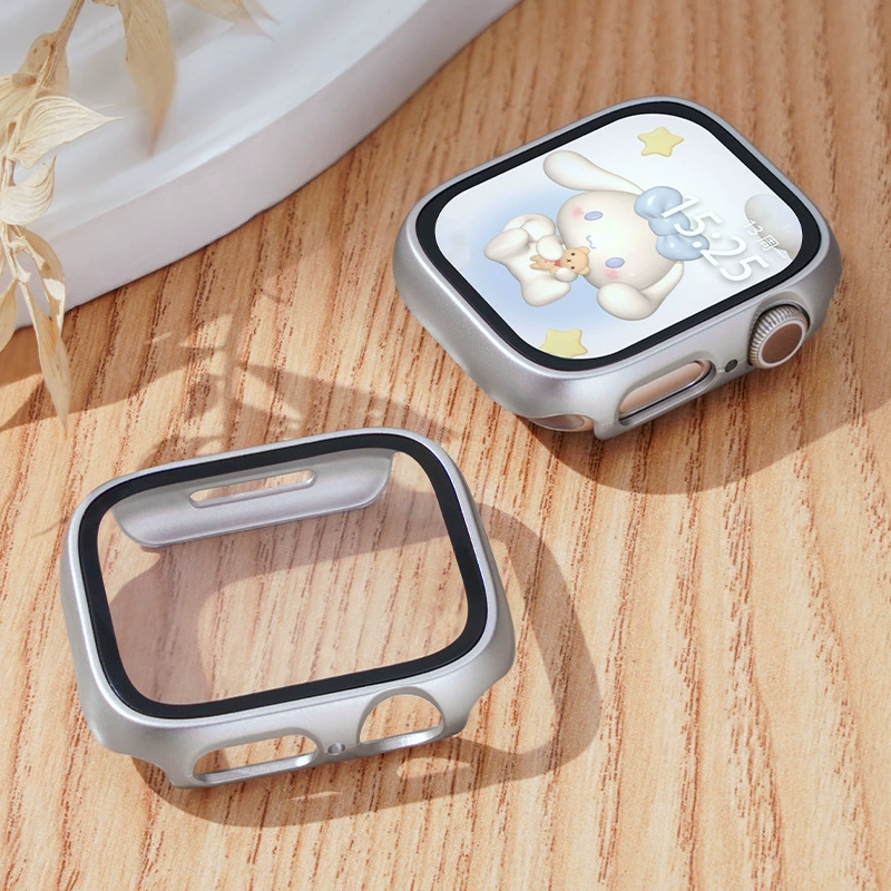 Applicable Apple Watch protective case S9 shell film all -in -one Applewatch protective cover S8 steel film IWATCHS7
