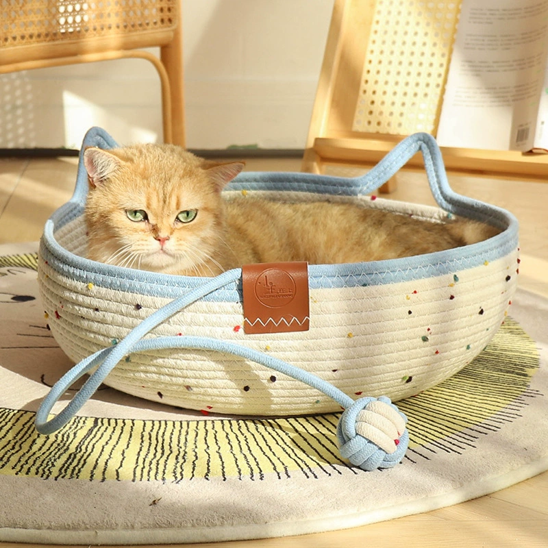 Плетеное гнездо для кошек Four Seasons Универсальные принадлежности для кошек Летнее гнездо для домашних животных
