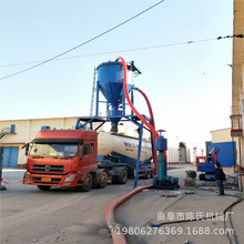 粉煤灰装罐设备 淄博自吸式吸灰机 电厂粉料卸集装箱气力输送机