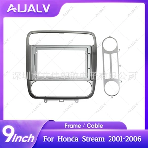 01-06 Honda Stream 9inch Avtomobil Naviqasiya Mərkəzi İdarəetmə Ekranı Avtomatik Kondisioner üçün uyğundur