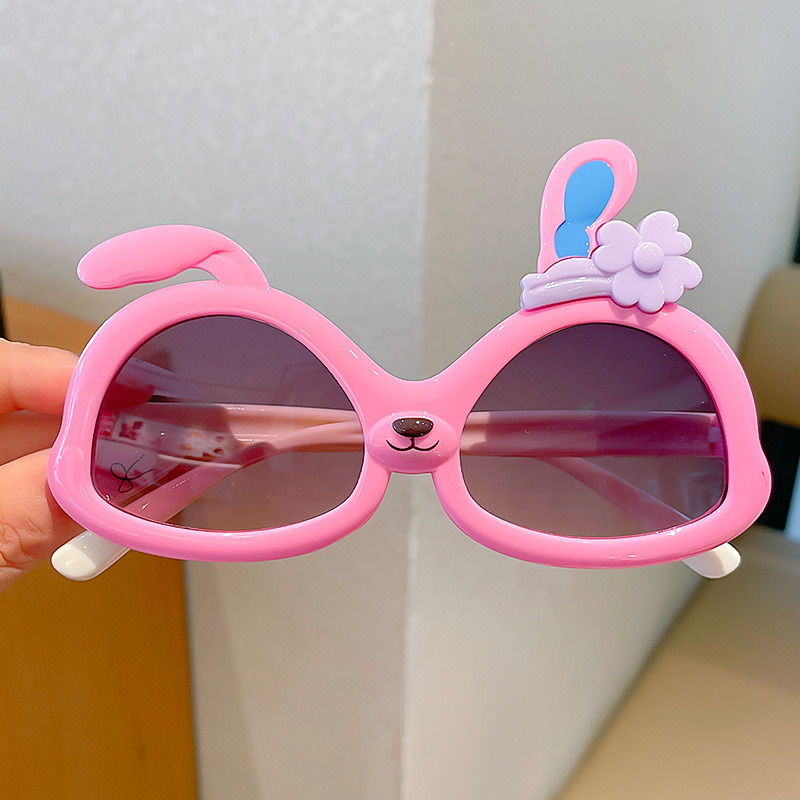 17#Pink flower bunny