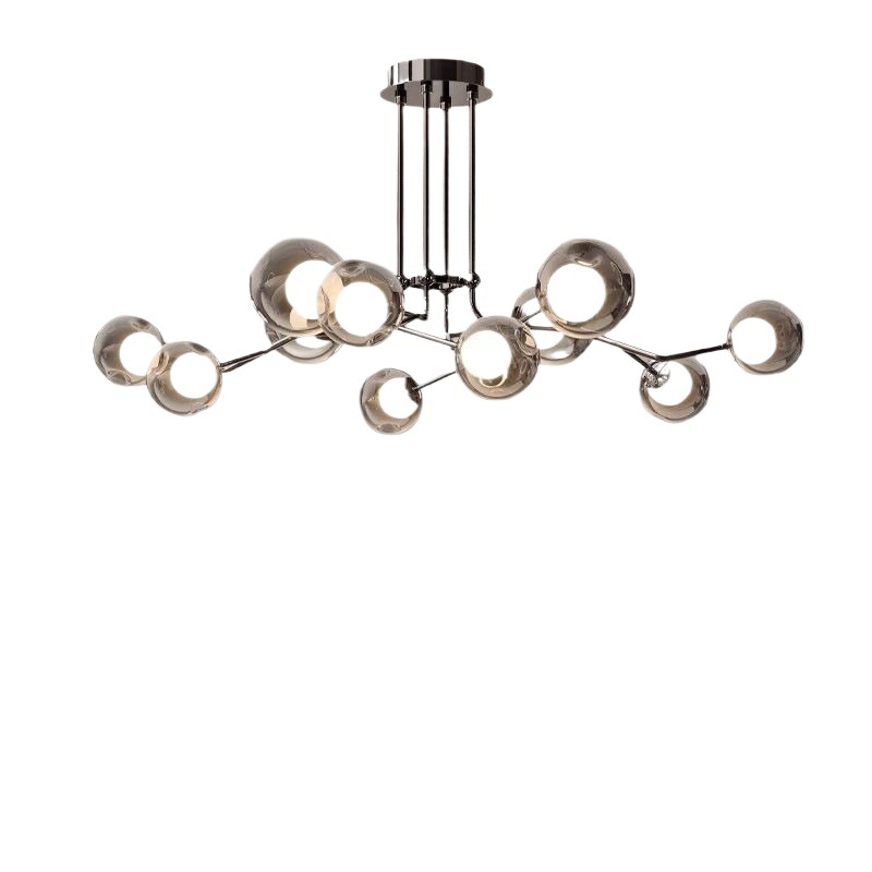 Candelabro de sala de estar moderno y simple 2025 nuevo estilo italiano luz de lujo de alta gama sala de dormitorio luz principal lámpara Zhongshan