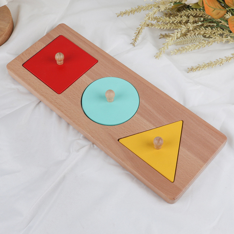 Montessori enseñanza ayuda Educación Temprana Infantil Niño juguetes educativos bebé caja de monedas forma Juego rompecabezas 0-3 años de edad