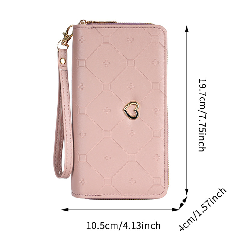 Cartera de mujer, diseño moderno, con compartimentos múltiples y estilo elegante