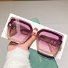 Decorations with letters, fashionable glasses, sunglasses for leisure, simple and elegant design