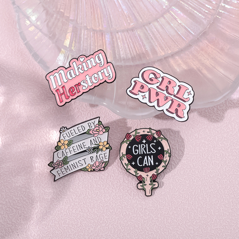 Stoving Varnish Design Casual Elegant Simple Style Pin Letter Heart Shape Alloy Stoving Varnish Unisex Brooches