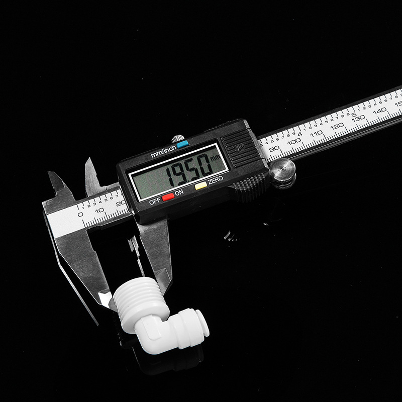 Conector de tipo L sin tarjeta 4048 conector 4 puntos dientes exteriores gire 2 puntos tubo conexión rápida RO purificador de agua pura accesorios universales